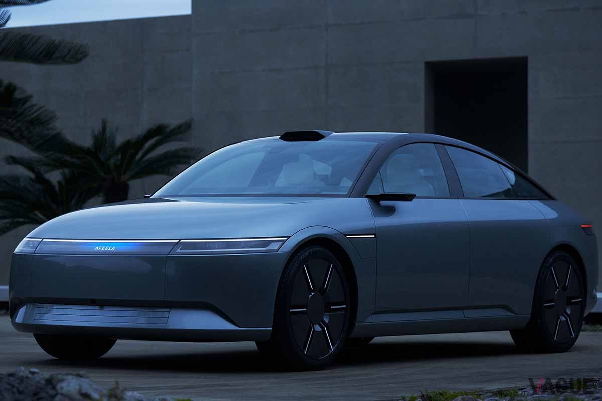 ソニー・ホンダモビリティが発表した新ブランド「AFEELA（アフィーラ）」を冠したEVのプロトタイプ