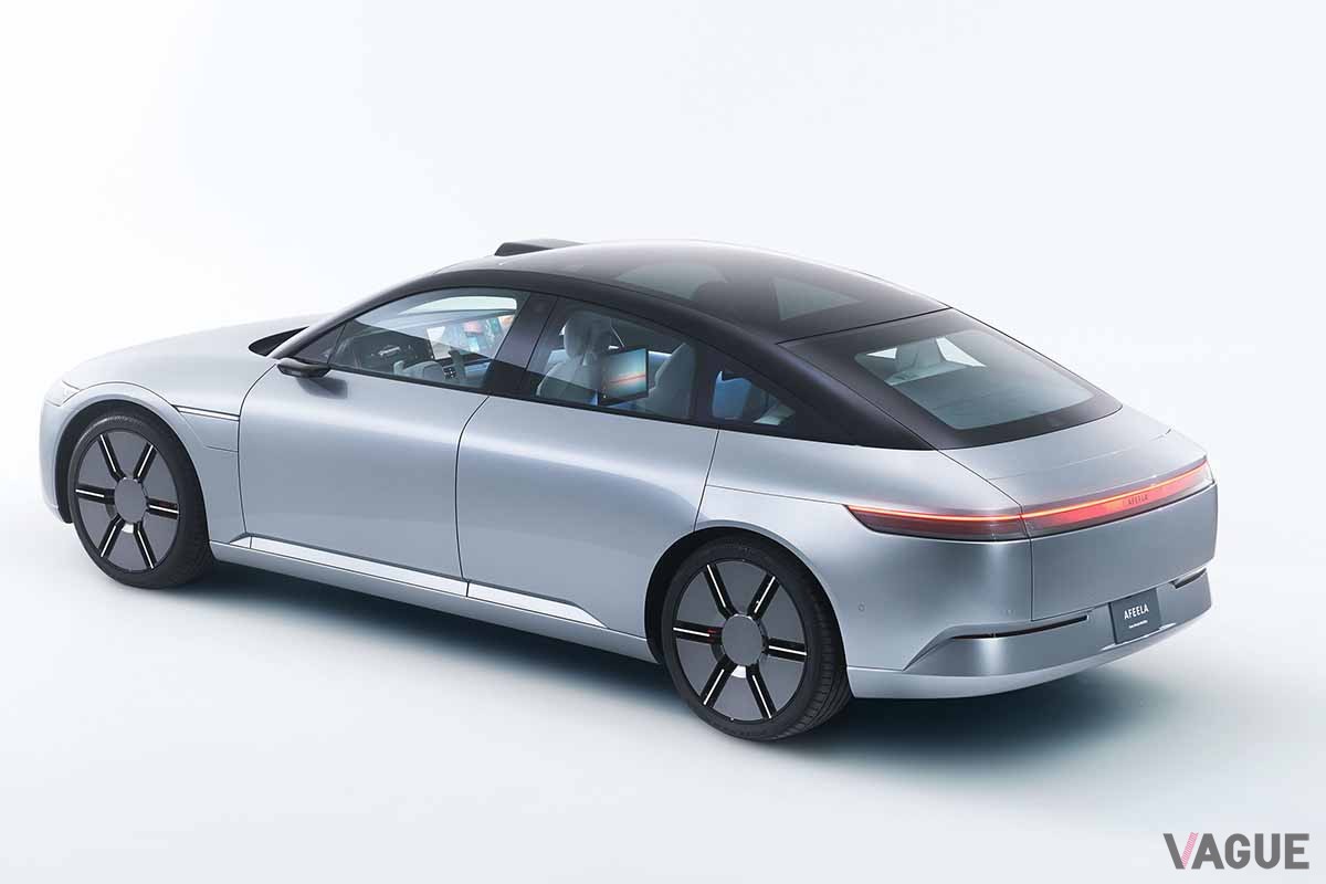 ソニー・ホンダモビリティが発表した新ブランド「AFEELA（アフィーラ）」を冠したEVのプロトタイプ