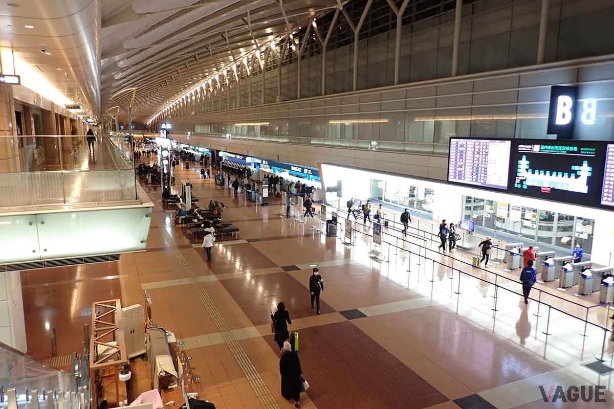 羽田空港の様子