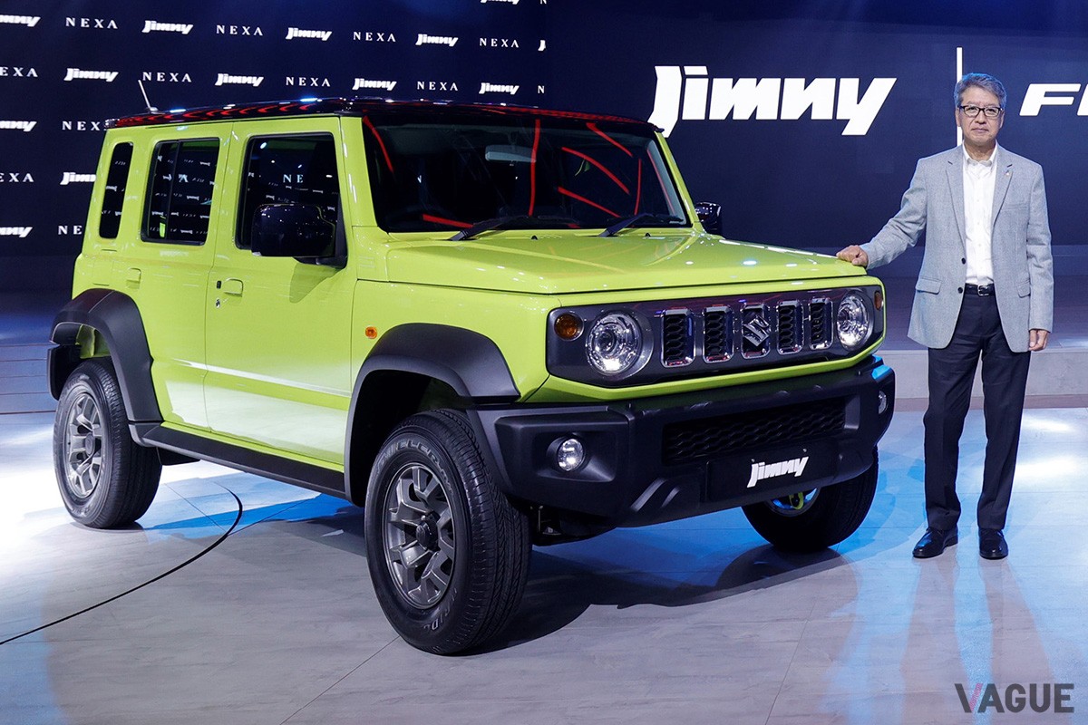 インドで開催された「AUTO EXPO 2023」の中で現地法人マルチスズキが発表した新型「ジムニー5ドア」