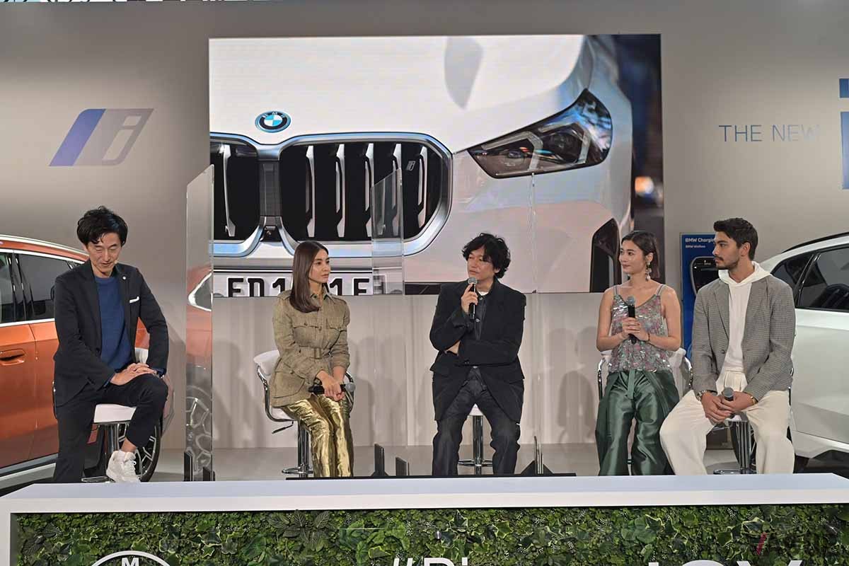 BMW新型「X1」発表会の様子。