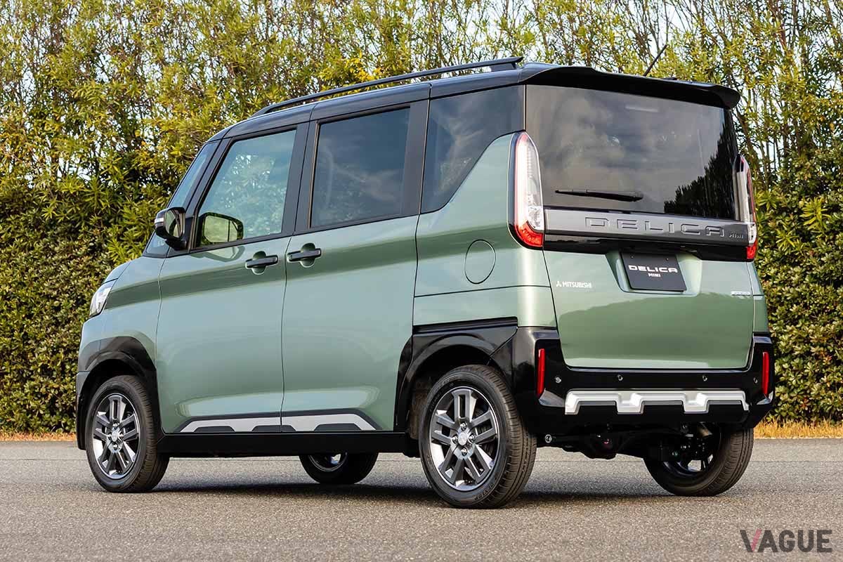 キャンプのアシや車中泊などのアウトドアシーンでも活躍すること間違いなしの三菱「デリカミニ」