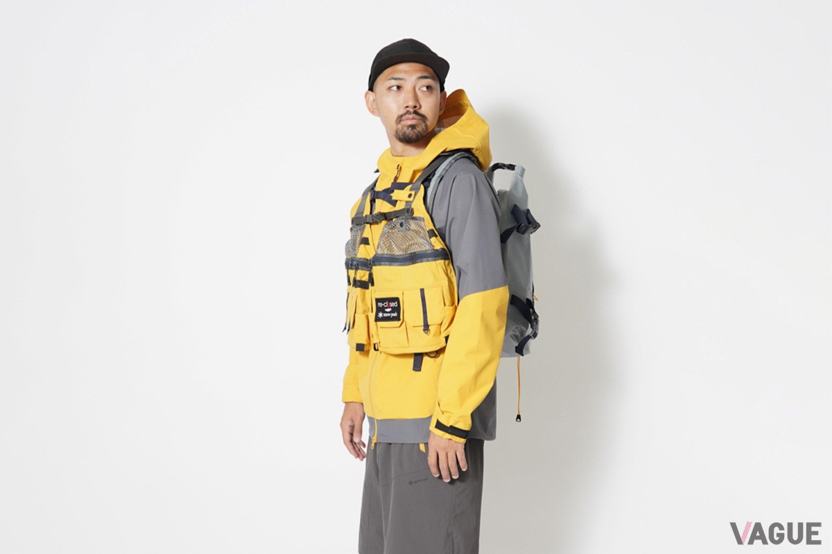 前身頃を別売りの「Guide Dry Pack 30L」に接続して使用可能