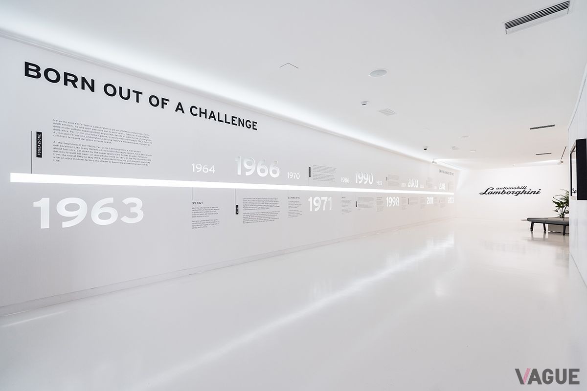 イタリアのサンターガタ・ボロネーゼにあるランボルギーニ博物館（Museo Lamborghini）