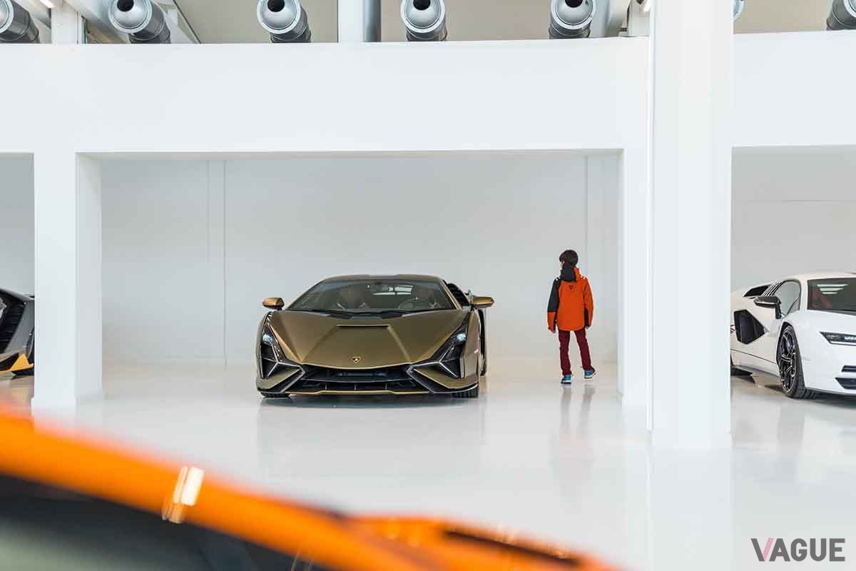 イタリアのサンターガタ・ボロネーゼにあるランボルギーニ博物館（Museo Lamborghini）