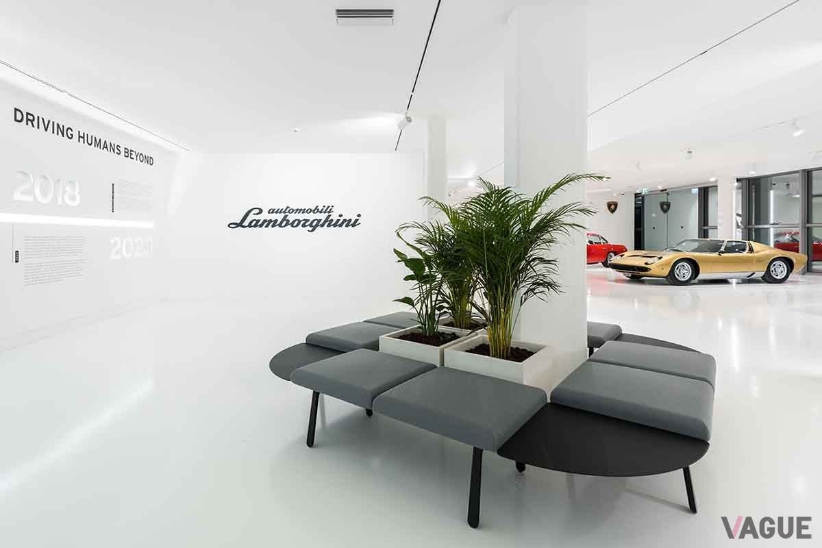 イタリアのサンターガタ・ボロネーゼにあるランボルギーニ博物館（Museo Lamborghini）