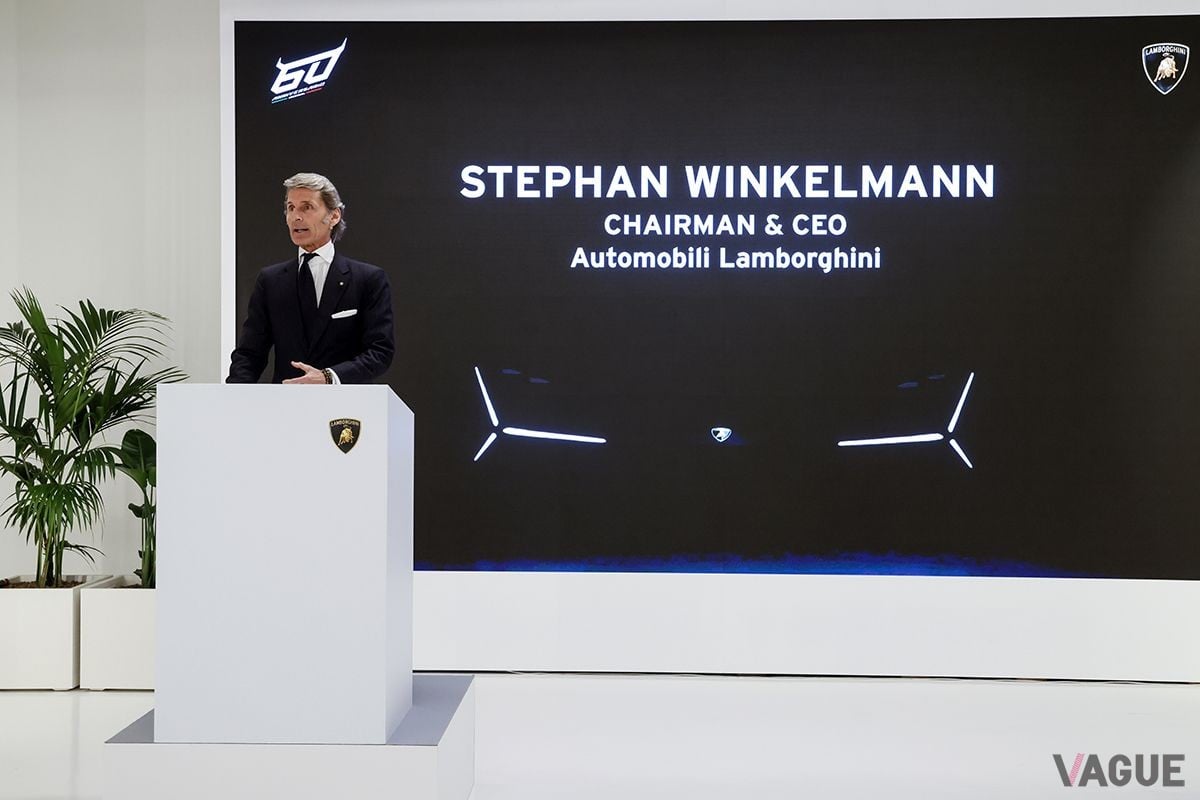 アウトモビリ・ランボルギーニの会長兼CEO、ステファン・ヴィンケルマン氏