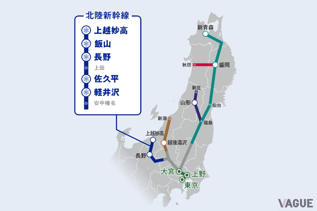 北陸新幹線の候補駅