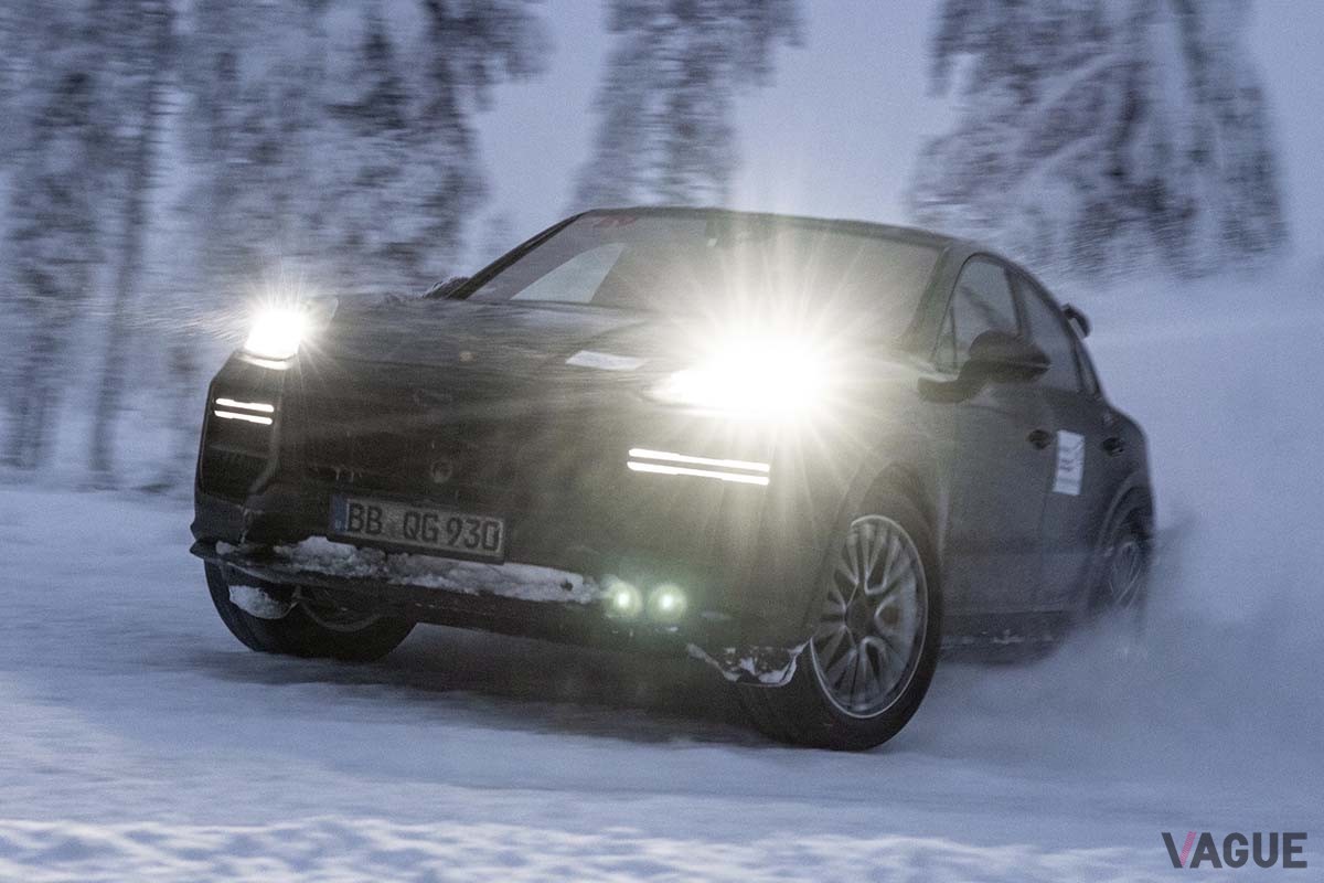 ポルシェ新型「カイエン」プロトタイプのテスト風景