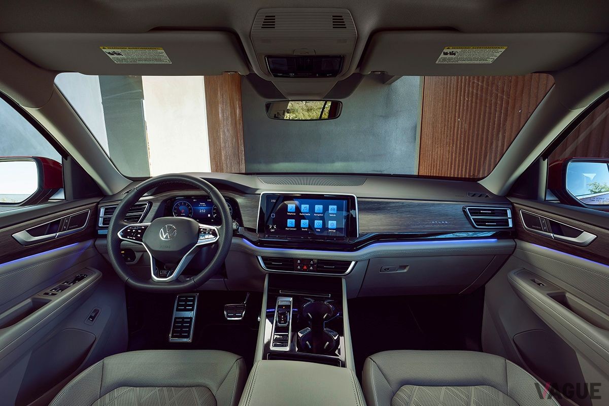 VW改良新型「アトラス」のインテリア