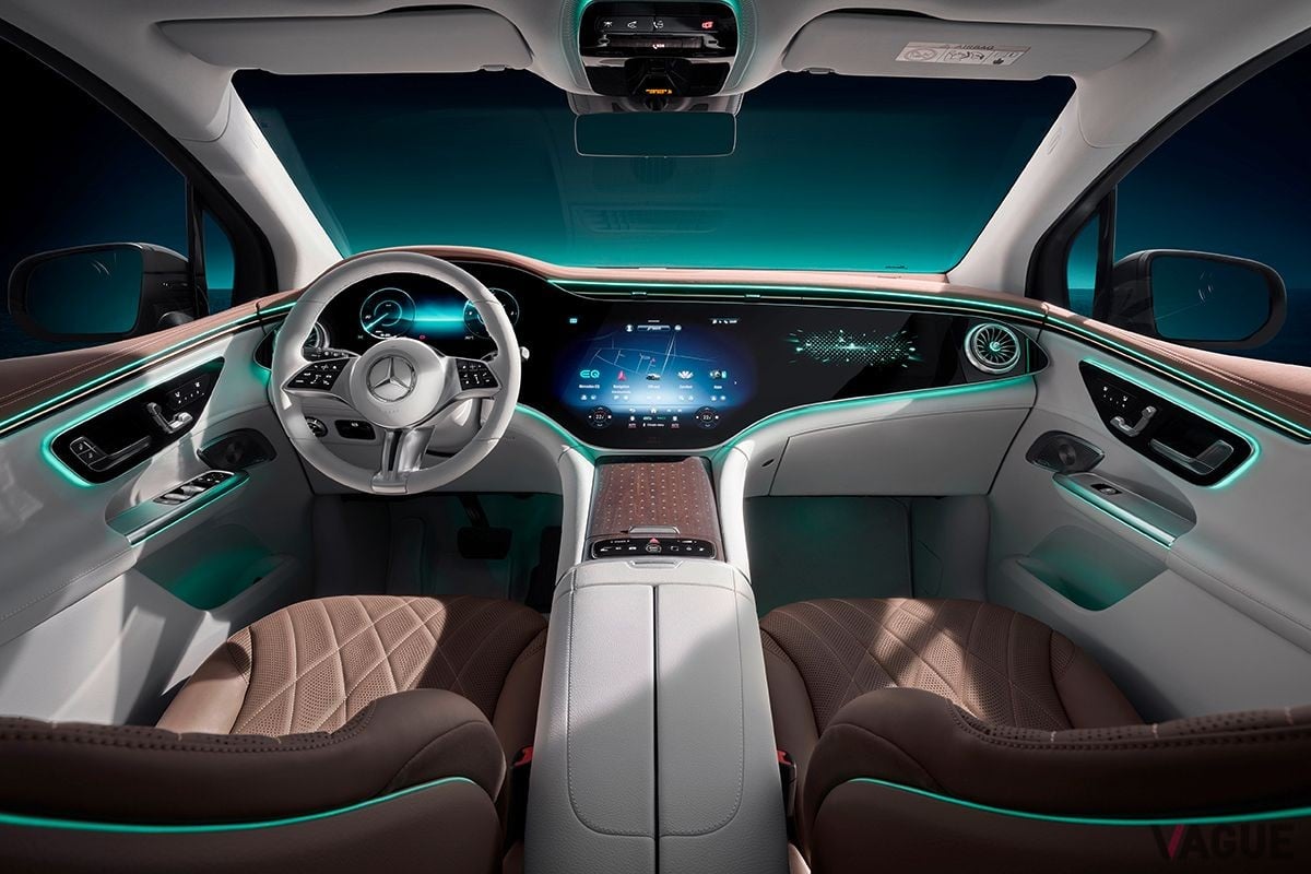 メルセデス・ベンツ新型「EQE SUV」のインテリア
