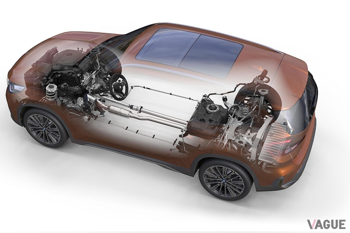 BMW新型「iX1」の透視図