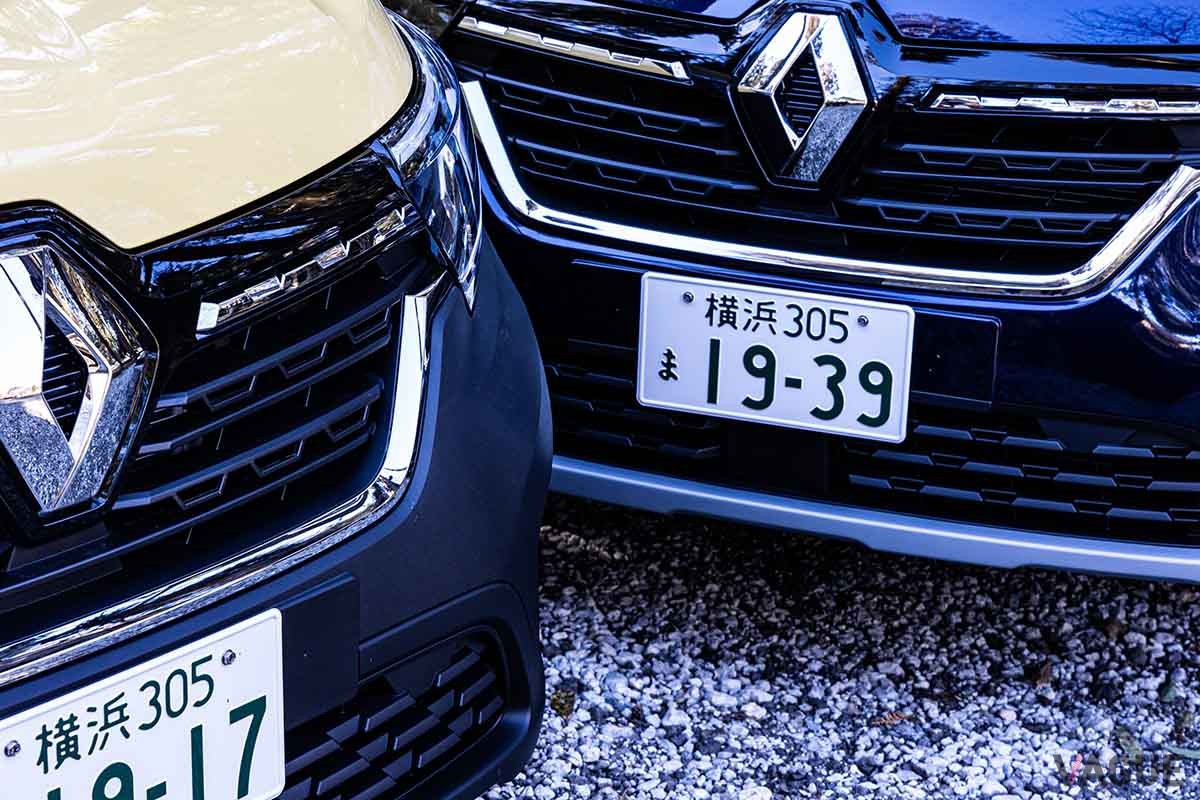ルノー新型「カングー」にはカラードバンパーの「インテンス」と、黒いバンパーを組み合わせた「クレアティフ」を用意