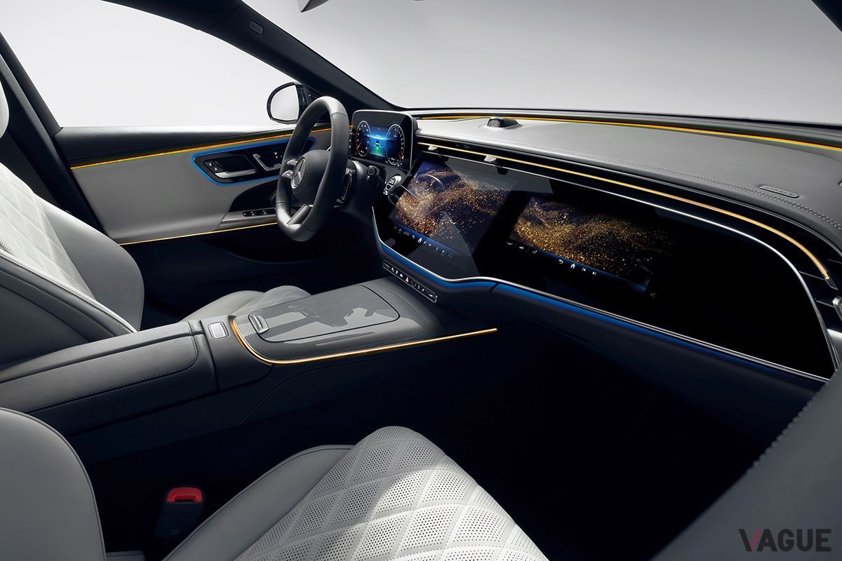 写真公開されたメルセデス・ベンツ新型「Eクラス」のインテリア