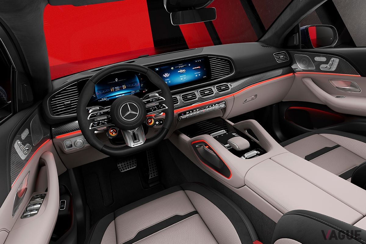 改良新型メルセデスAMG「GLEクーペ」のインテリア