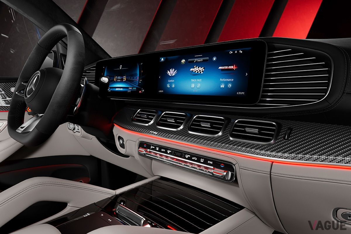 改良新型メルセデスAMG「GLEクーペ」のインテリア