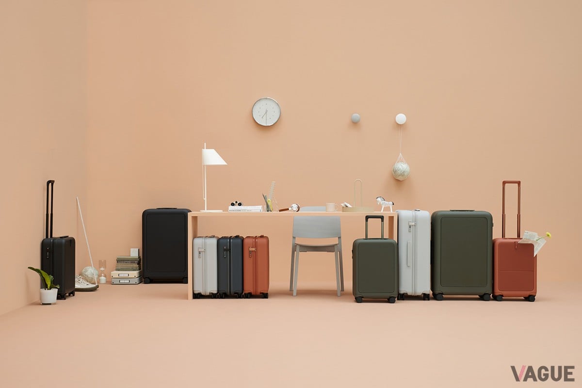 moln（モルン）　キャリーオンスーツケース・モス（緑）　同色タグ付き モルン スーツケース モスの通販 | 家具・インテリア通販