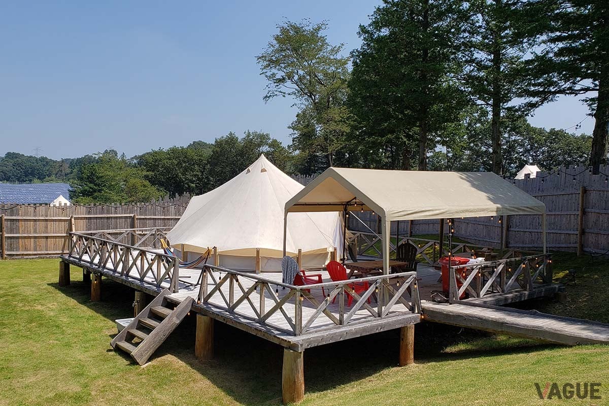 複合型アウトドア施設「58ロハスクラブ」内に誕生したグランピング施設「栃木ファームグランピング Rustic CAMP-ラスティックキャンプ-」