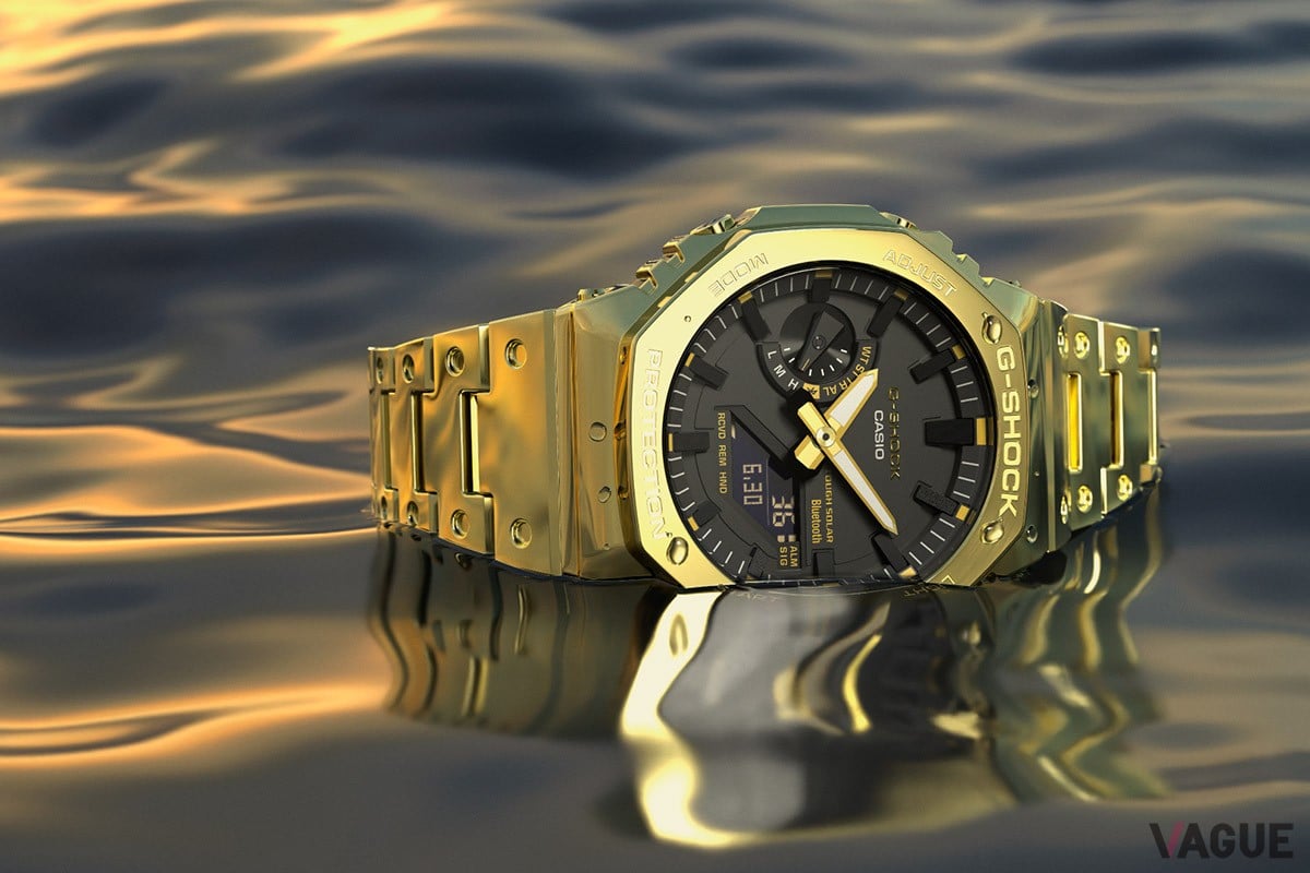 G-SHOCK UNITED ARROWS ゴールド フルメタル カスタム 絶対目立つフルメタル「G-SHOCK」にきらびやかなイエローゴールドが