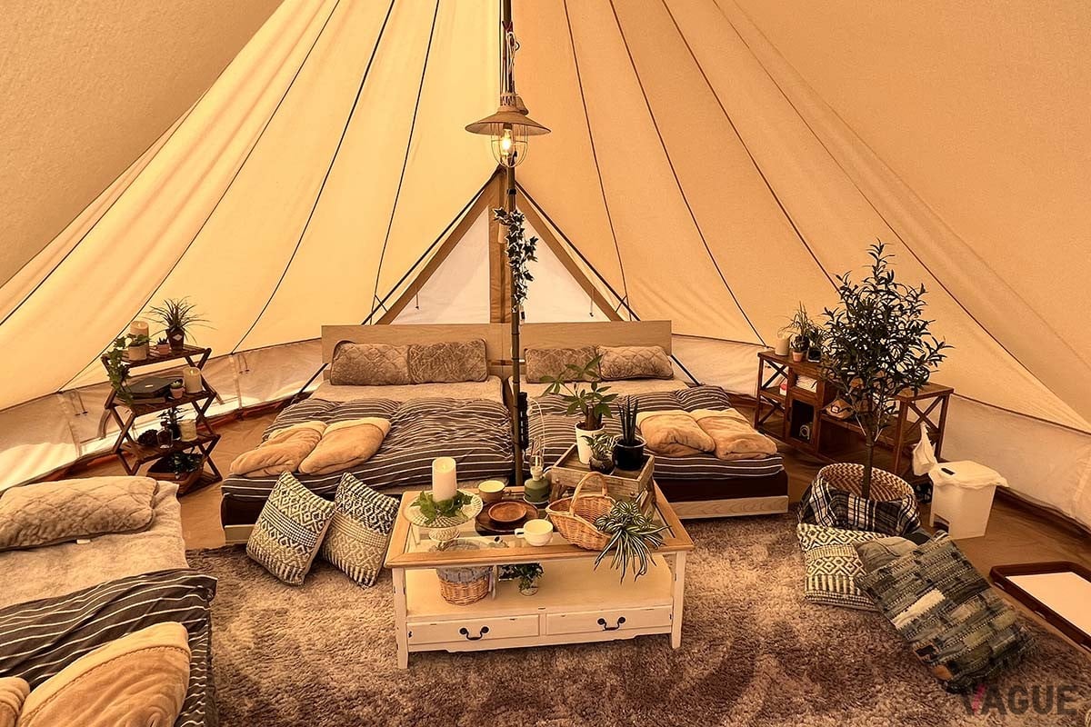 複合型アウトドア施設「58ロハスクラブ」内に誕生したグランピング施設「栃木ファームグランピング Rustic CAMP-ラスティックキャンプ-」