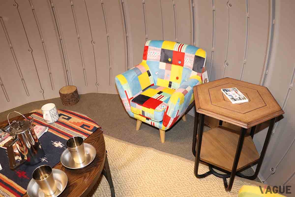 EZDOME JAPANの組み立て式ハウス「EZDOME HOUSE」の内部