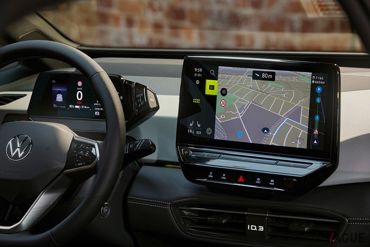 現行型VW「ID.3」インテリア