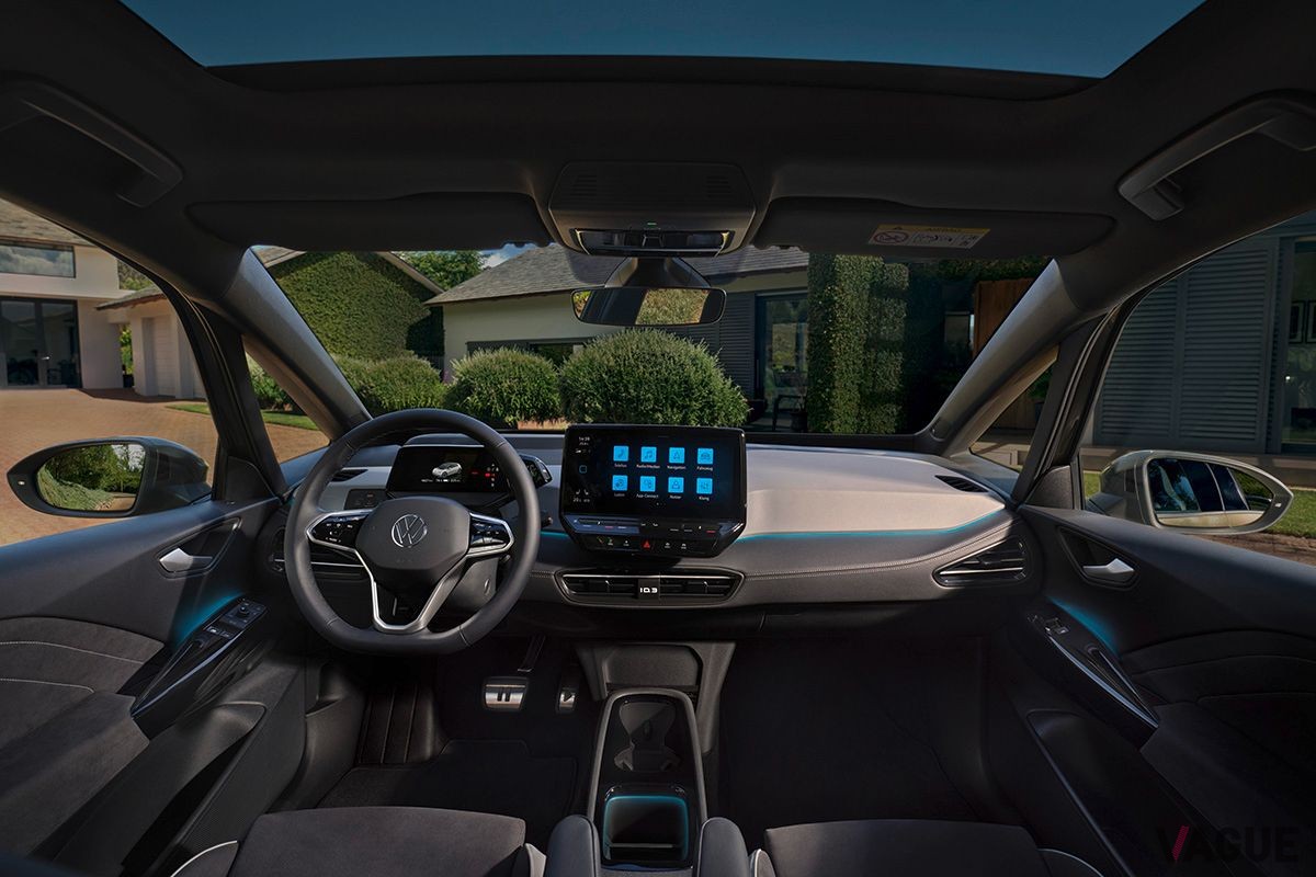 現行型VW「ID.3」のインテリア