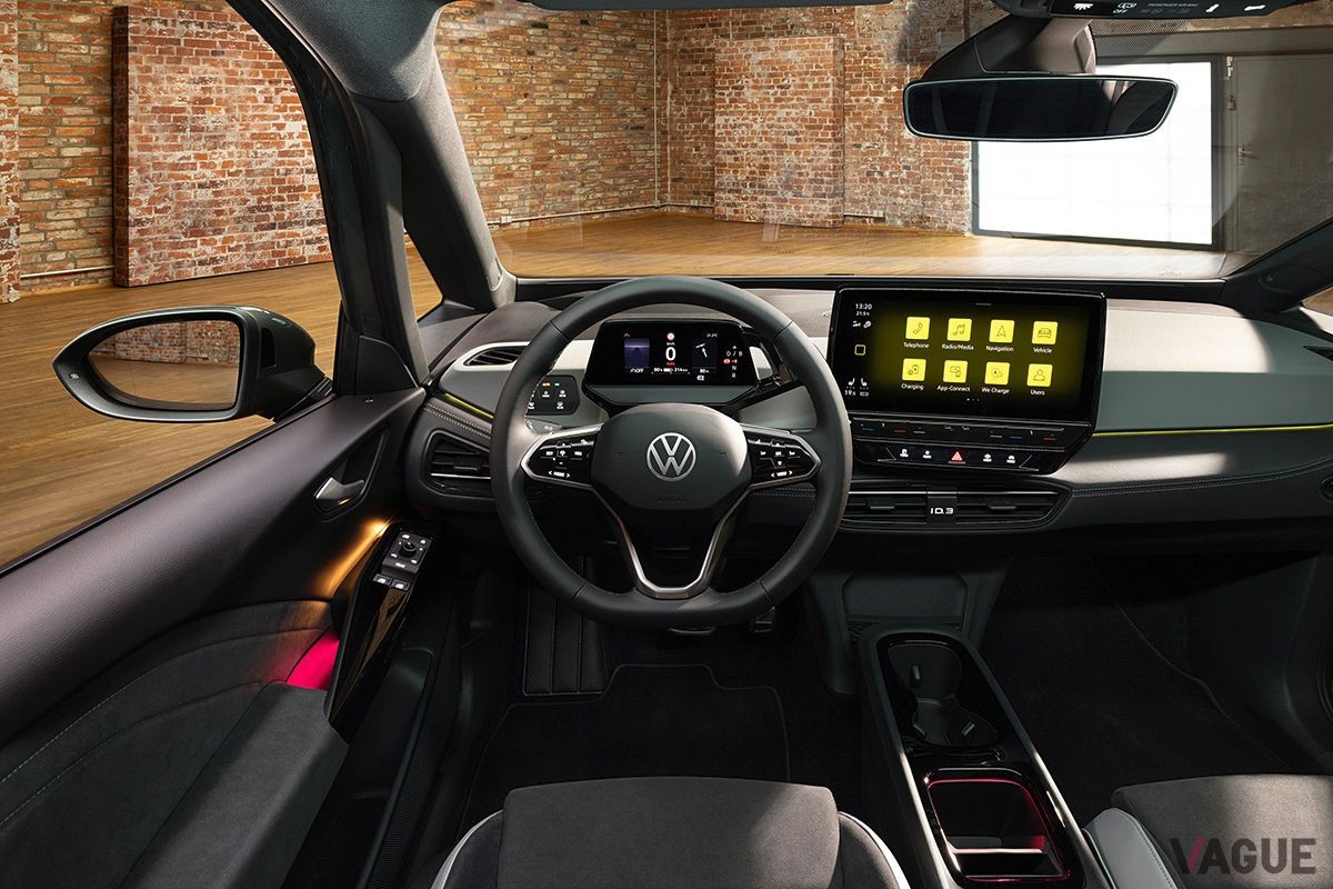 現行型VW「ID.3」インテリア