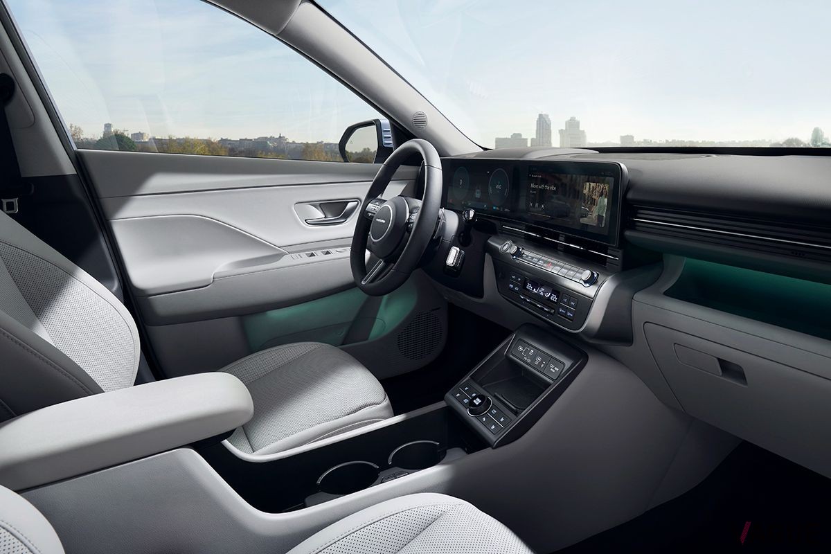 ヒョンデ新型「コナ・エレクトリック」のインテリア