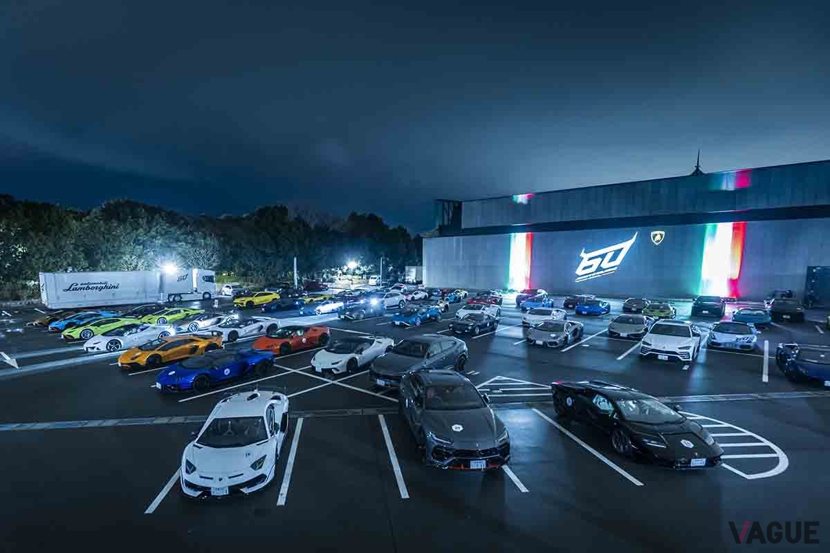 「ランボルギーニGIROジャパン2023」の様子