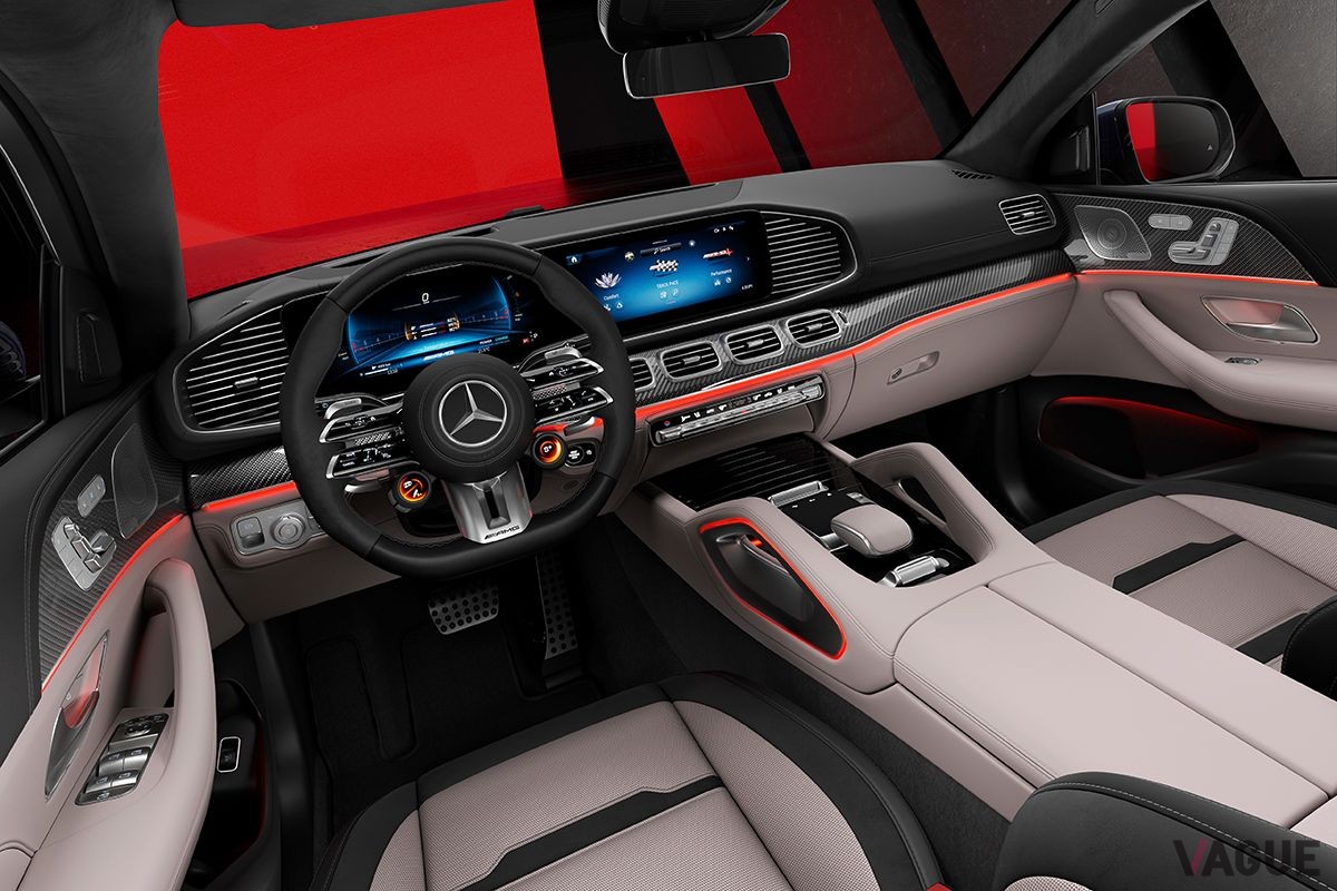 改良新型メルセデスAMG「GLE53 4MATIC+クーペ」のインテリア