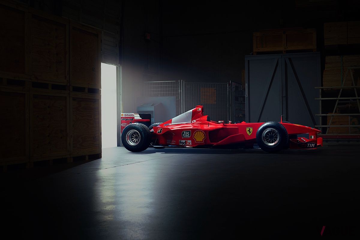 RMサザビーズのオークションに出品されたフェラーリ「F1−2000」©2023 Courtesy of RM Sotheby's
