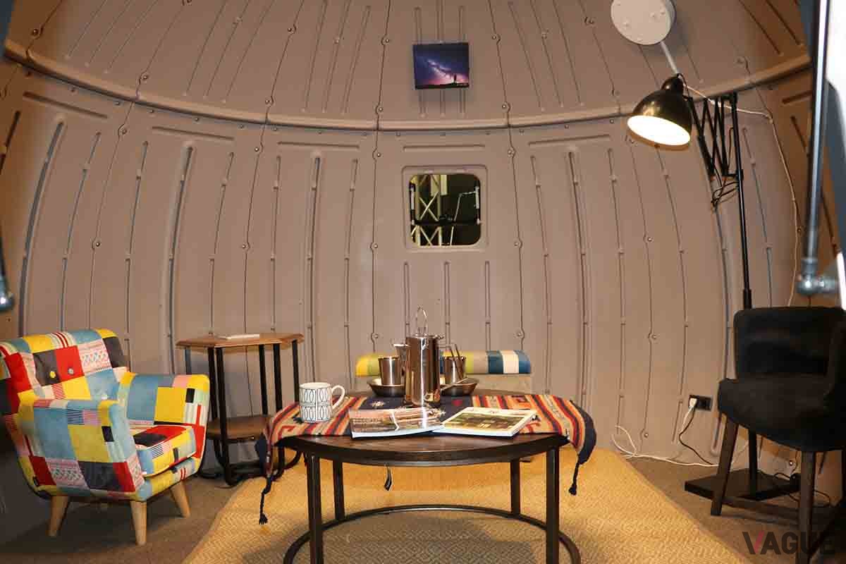 EZDOME JAPANの組み立て式ハウス「EZDOME HOUSE」の内部