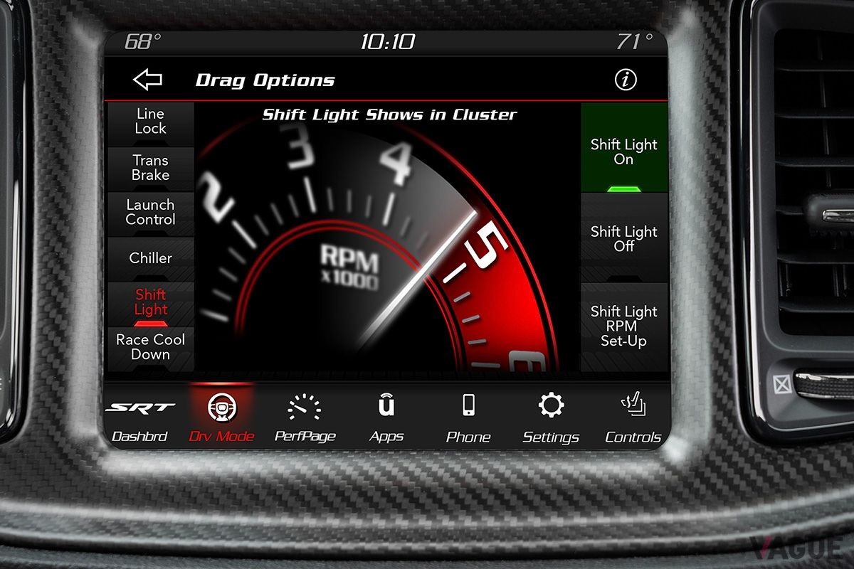 ダッジ新型「チャレンジャーSRTデーモン170」のインテリア