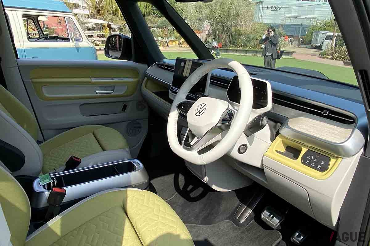 日本導入が決定したVWの電動ミニバン「ID.バズ」のインテリア