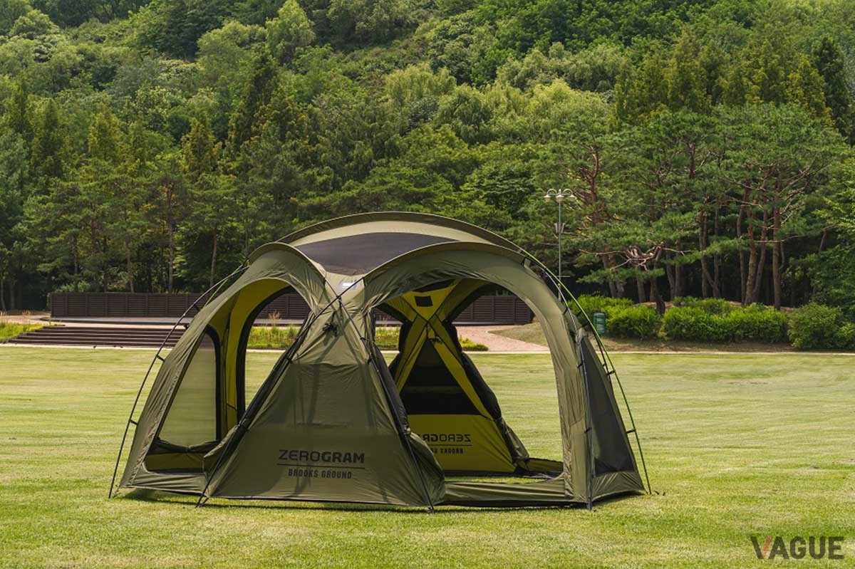 圧倒的な解放感を実現「BROOKS GROUND DOME SHELTER（ブルックスグランドドームシェルター）」