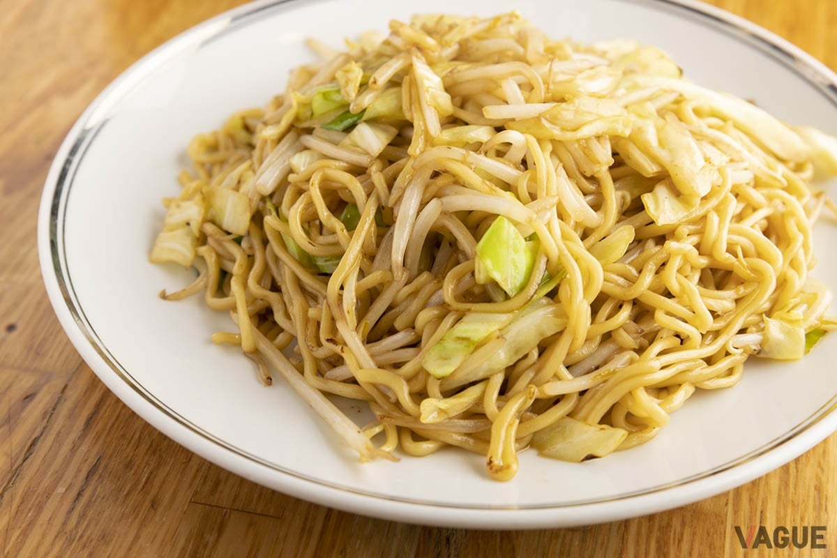玉袋筋太郎さんも絶賛したという焼きそば770円。シンプルなのに奥深い美味しさ
