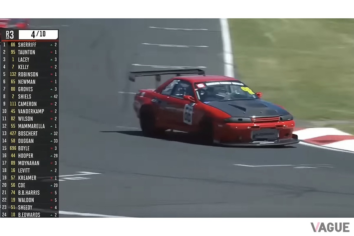 バサースト12時間レースで観客をわかせたR32型「スカイラインGT-R」（C）YouTube『Best Motorsport Videos』