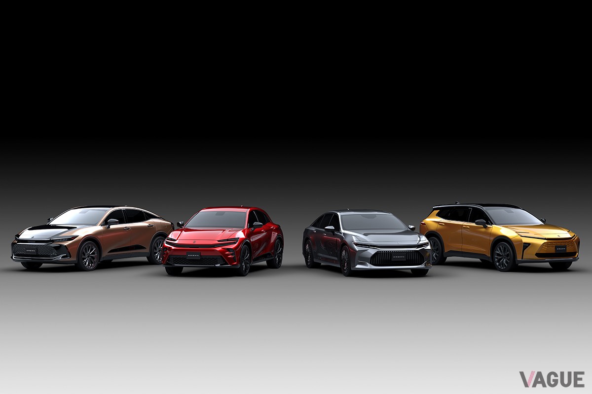4モデルをラインナップするトヨタ「クラウン」シリーズ