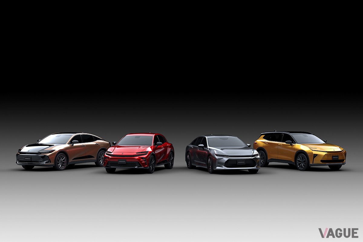 4モデルをラインナップするトヨタ「クラウン」シリーズ