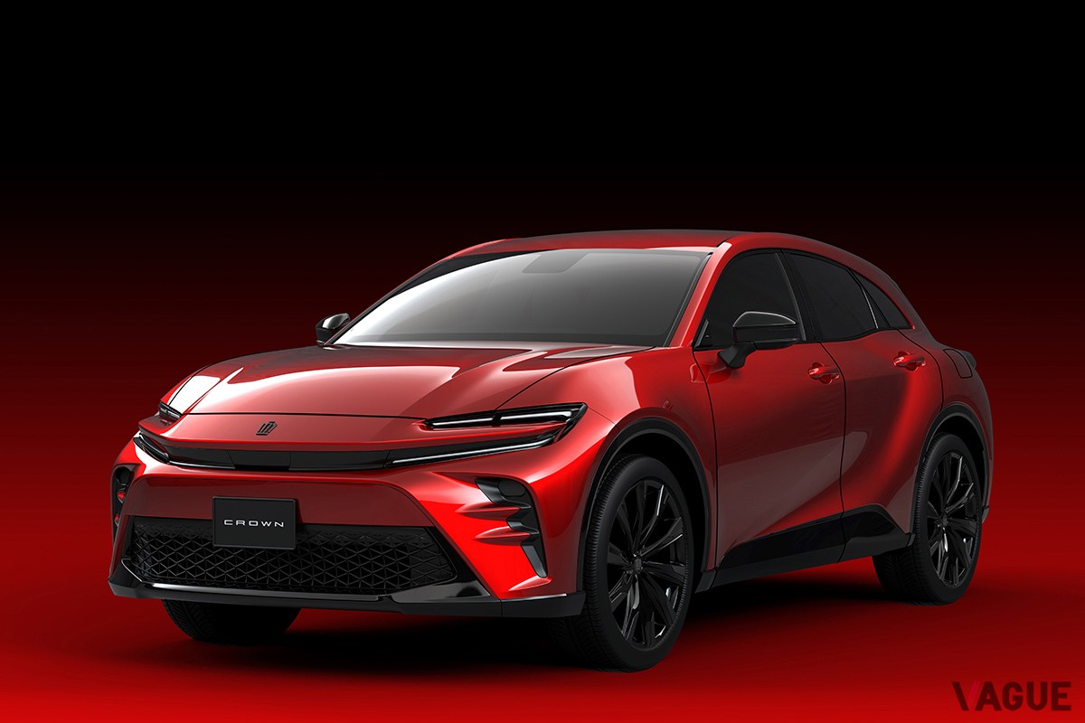 華やかなデザインをまとった内外装に、HEVとPHEVという2パワートレインを設定する新型SUVトヨタ「クラウン・スポーツ」