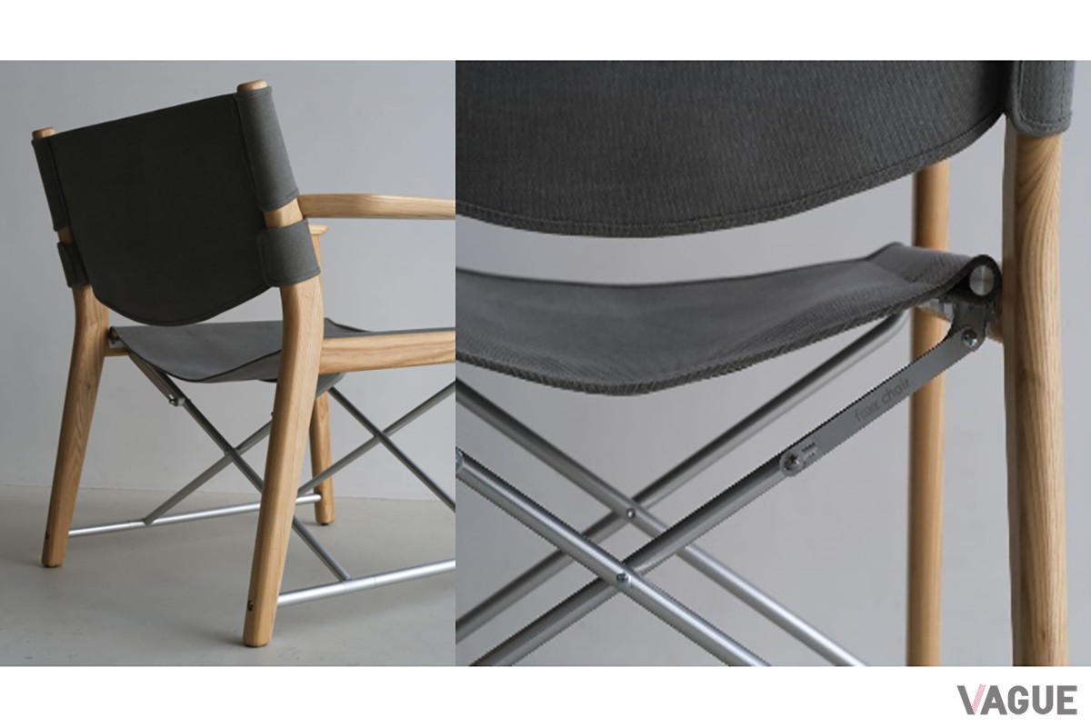 陽の当たる窓辺での読書からリモートワークまで、家のあらゆる場所をくつろぎスペースに変える折りたたみ式の本格ラウンジチェア「foxx chair」