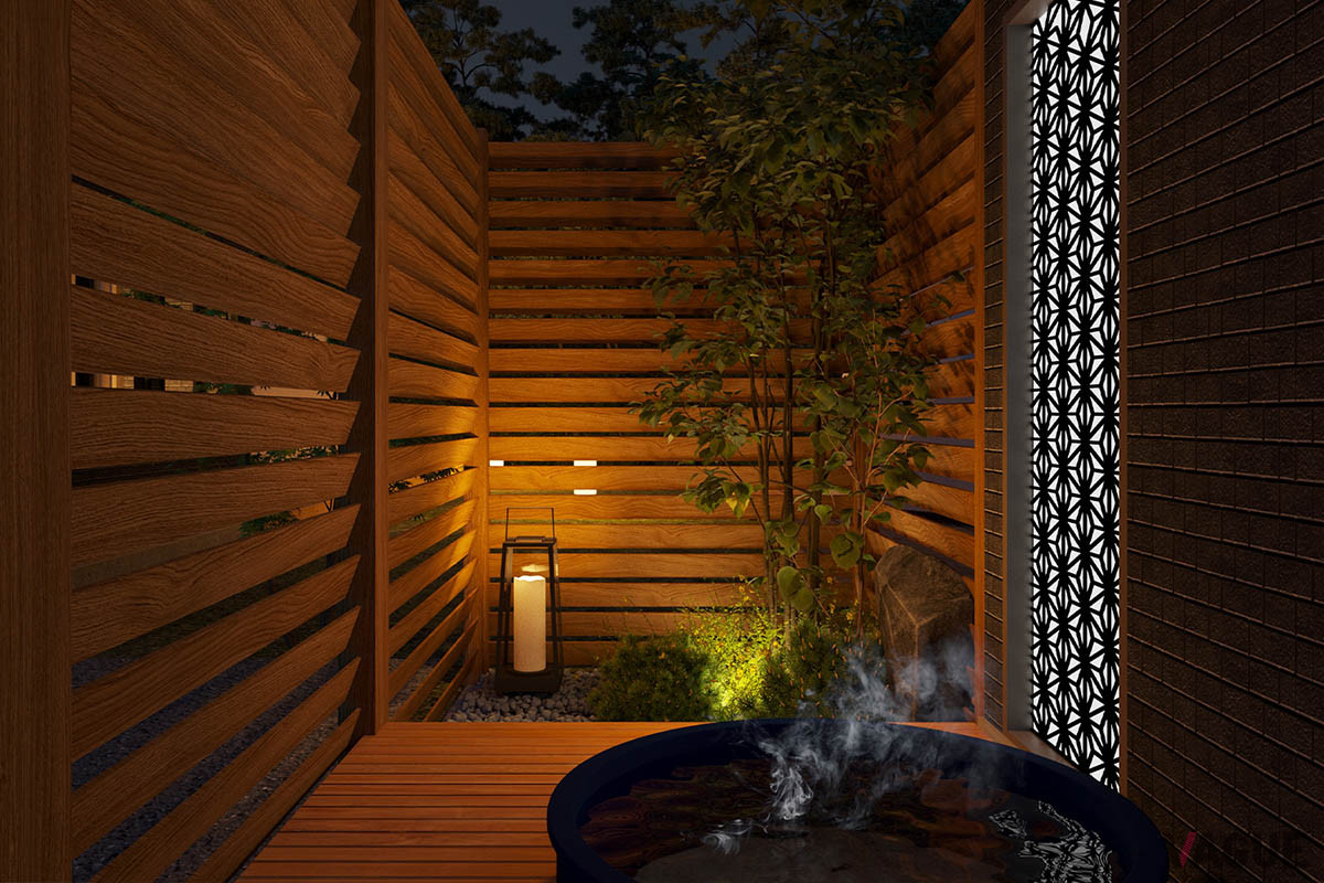 各棟に引かれた天然温泉は、鉄分を多く含む褐色にごり湯の“金温泉”。全国的にもレアな泉質だ