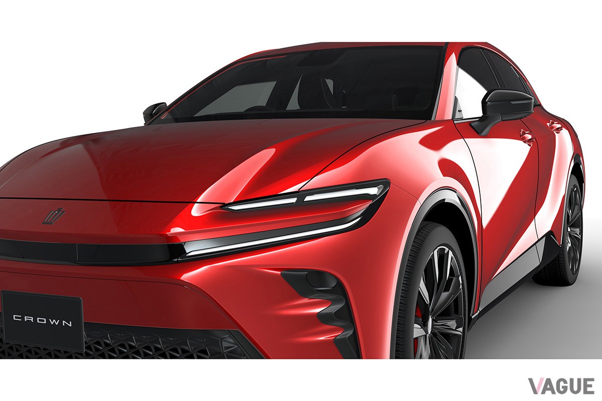 華やかなデザインをまとった内外装に、HEVとPHEVという2パワートレインを設定する新型SUVトヨタ「クラウン・スポーツ」