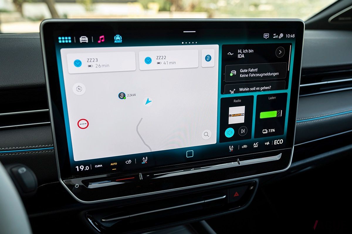 まもなく世界初公開されるVW「ID.7」のインテリア
