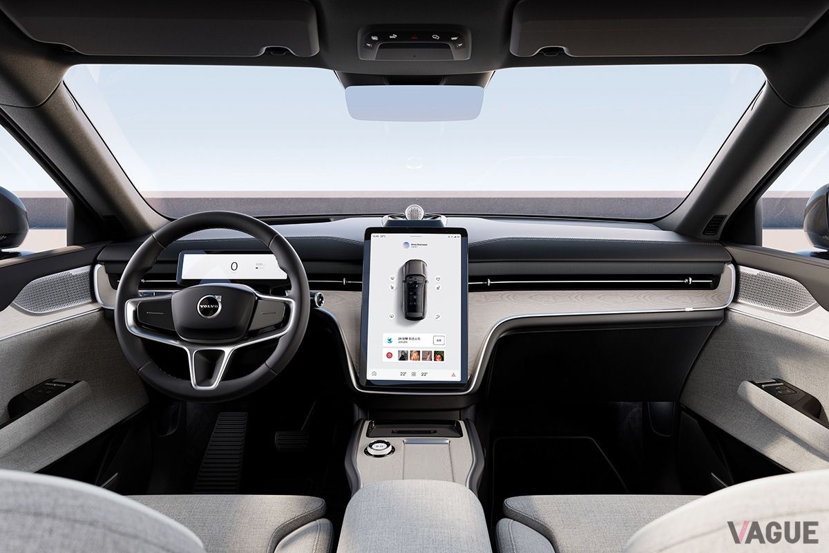 ボルボ新型「EX90エクセレンス」のインテリア