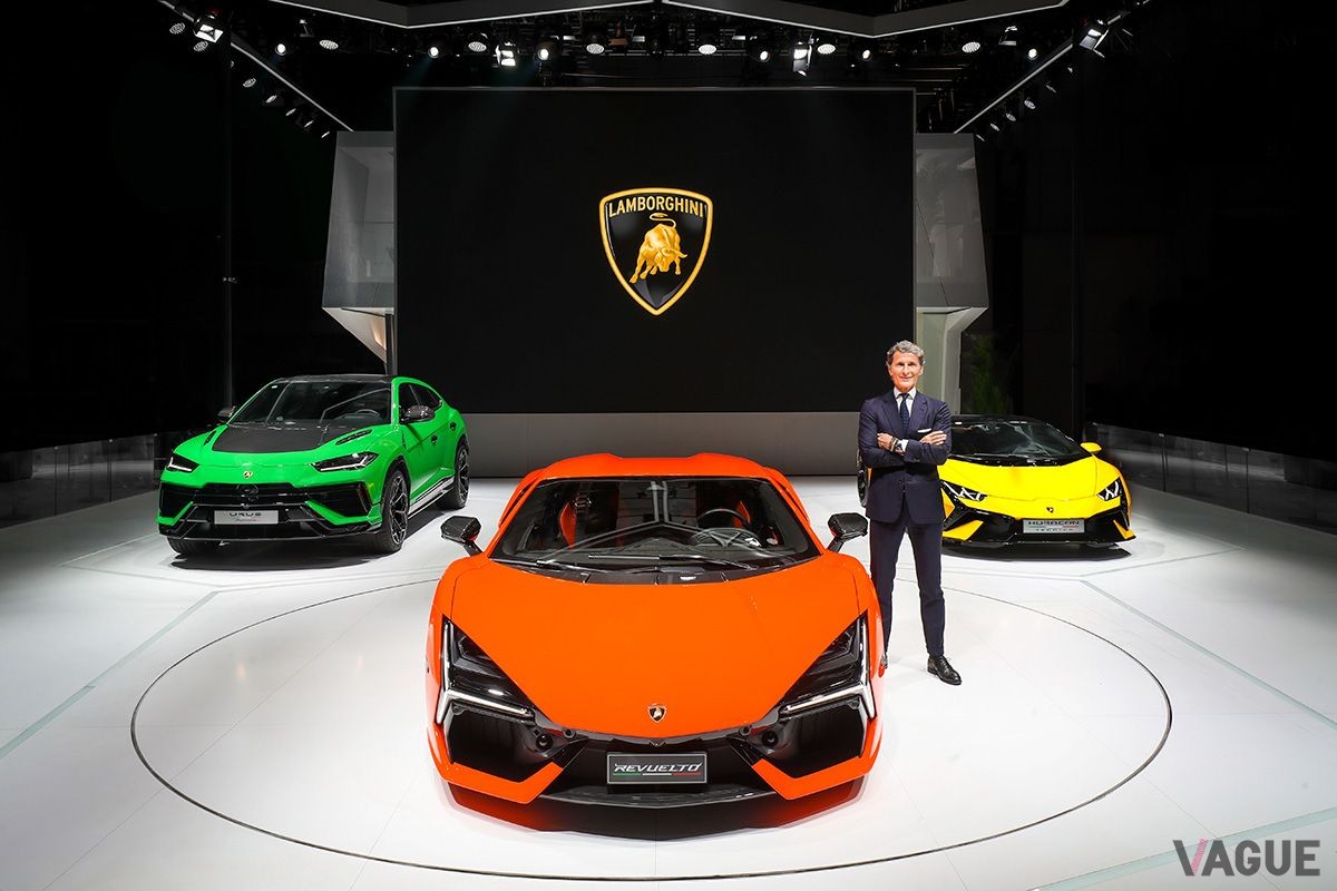 アジア初公開となったランボルギーニ新型「レヴエルト」