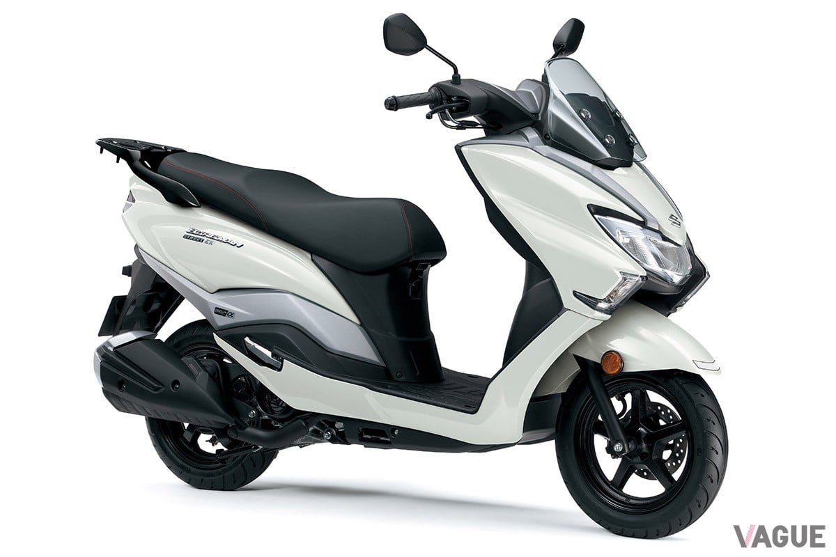 125ccクラスでありながらワンランク上の車格で、コストパフォーマンスにも優れるスズキの新型スクーター「バーグマンストリート125EX」