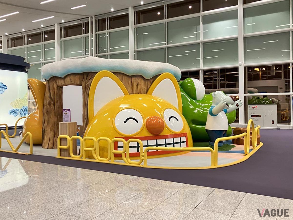 仁川国際空港内には謎のキャラクターが…（たぶん韓国では有名…なのか？）