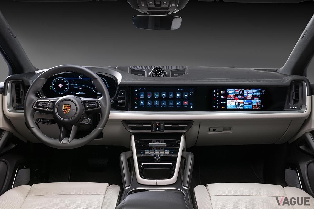 ポルシェ改良新型「カイエン」のインテリア